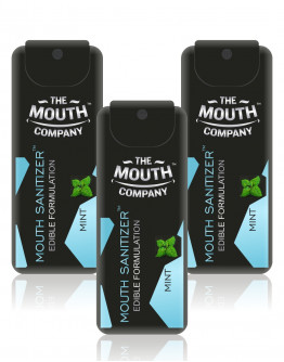 World's First-Ever - Mouth Sanitizer Spray I The Mouth Company - Pack of 3 