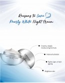 L'avenour Pearly White Night Cream with Niacinamide, Tea Tree Oil & Hyaluronic Acid for Even Skin Tone, Dark Spots and Wrinkles | Night Face Cream for Women & Men - 50ml (Pack of 2)