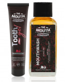 The Mouth Company Meswak-Pomegrante 20 gm Toothgel and Mouthwash (Alcohol Free) 100ml  Combo