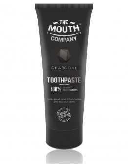 The Mouth Company Charcoal 75 gm Toothpaste Combo with Herbal Mix 75gm Toothpaste