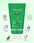 L'avenour Aloe Vera Gel for Face, Body & Hair with Pure Aloe Vera, Vitamin C, E, Allantoin & Neem Extract 100ml - (Pack of 3)