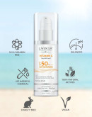 L’avenour Vitamin C Sunscreen, SPF 50 PA++ For UVB & UVA Protection, Skin Brightening, Light & Non-Sticky & Water Proof Sunscreen for Face & Body | For All Outdoor Sports 100ml