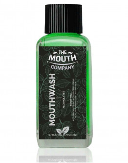 The Mouth Company Refreshing Peppermint Mouthwash (Alcohol Free) - 100ml