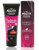 The Mouth Company Strawberry Toothpaste 50g | Vegan, SLS & Paraben Free, Gluten Free & No Harmful Chemicals