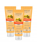 L'avenour Papaya Blemishes Control Face Wash with Vitamin E, Papaya & Aloe Vera for Men & Women, Treat Acne & Reduce Pigmentation 100ml (Pack of 3)