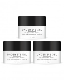 L’avenour Under Eye Gel for Reducing Dark Circles, Fine Lines & Eye Puffiness | Infused with Green Tea Extract, Caffeine, Vitamin E & Vitamin B3 | All Skin Types 15ml (Pack of 3)