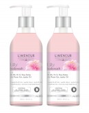 L'avenour Lily Bodywash with Shea Butter, Jojoba Oil & Lily Flower Extracts | For Gentle Cleansing for Women & Men, SLS & Paraben Free - 300ml (Pack of 2)