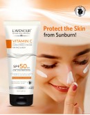 L’avenour Vitamin C Sunscreen, SPF 50 PA++ For UVB & UVA Protection, Skin Brightening, Light & Non-Sticky & Water Proof Sunscreen for Face & Body | For All Outdoor Sports 100ml (Pack of 2)