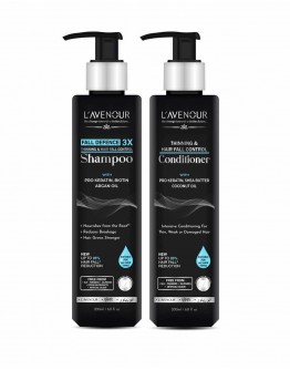 L'avenour Thinning & Hairfall Control Shampoo & Hair Conditioner Combo | Suitable For All Hair Types, Men & Women - 400ml
