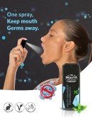 The Mouth Company Mouth Sanitizer Spray For Long-Lasting Freshness | Instant Germ Kill With Alcohol-Free Mint Breath Freshener Spray 10 ml - Pack of 3