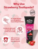 The Mouth Company Strawberry Toothpaste 50g - Pack of 2 | 100% Vegan, SLS & Paraben Free, Gluten Free & No Harmful Chemicals