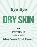 L'avenour Aloe Vera Cold Cream, with Vitamin E, Aloe Vera & Caprylic, SLS Paraben Free, Hands and Body, 300 ml - Pack of 3
