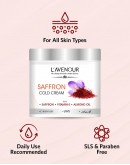 L'avenour Saffron Cold Cream with Saffron, Almond Oil & Vitamin E, SLS & Paraben Free, Hands and Body, 100 ml (Pack of 2)