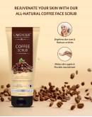 L'avenour Coffee Scrub for Face & Body with Dried Coffee, Vitamin E, Shea Butter, Almond & Jojoba Oil for Unclog Pores & Lightens Dark Spots | 100ml (Pack of 2)
