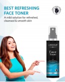 L'avenour Vitamin C Face Toner for Soothing & Pore Tightening with Rose Water, Hyaluronic Acid & Lemongrass | For Men & Women & All Skin Types 100ml (Pack of 2)