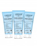 L'avenour Acne Control Face Wash with Vitamin E, B5 & Aloe Vera For Oily & Acne Prone Skin | Face Wash for Pimple Control & Clear Excess Oil - 100ml (Pack of 3)