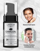 L'avenour Charcoal Foaming Facewash 100ml | Instant Brightening, Pollution & Oil Control | Pack of 3