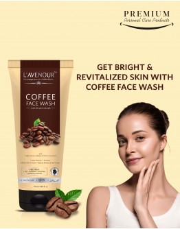 L'avenour Coffee Skin Care Trio Pack of Face Wash, Face Pack & Scrub | Suitable for Both Men & Women | Pack of 3 Products 
